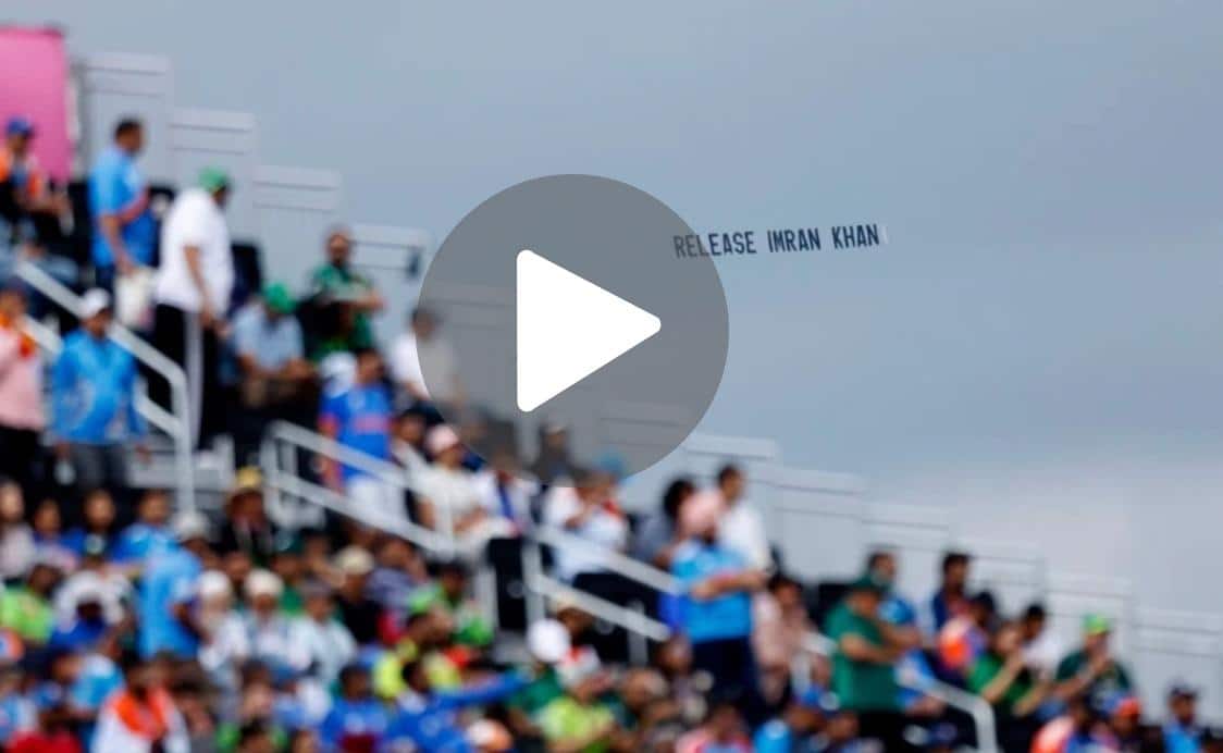 [Watch] Fans Display ‘Release Imran Khan’ Aircraft Message During IND Vs PAK T20 WC Match